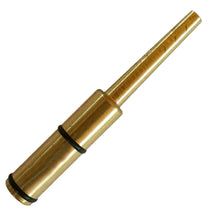 Chudnow Oboe Staple 'S' (Brass, 2 Rings, 47mm) - Crook and Staple